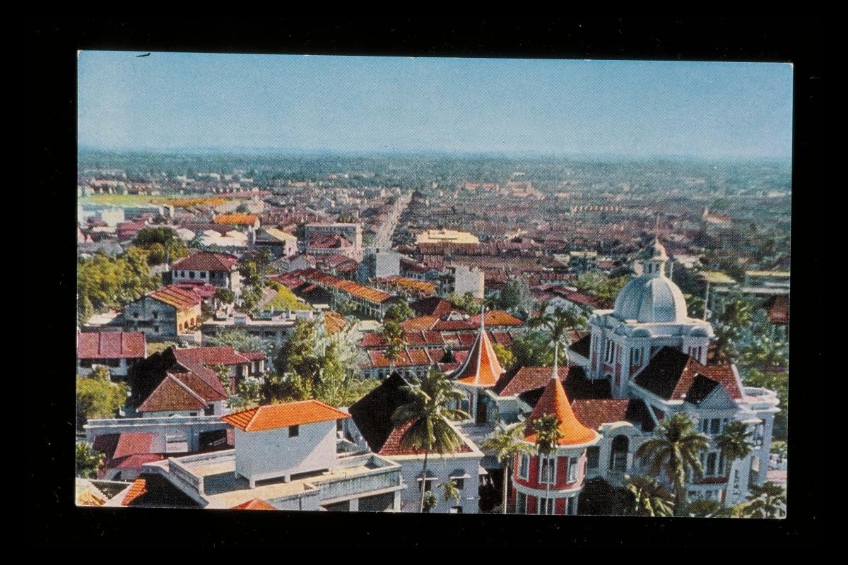 A panoramic view of the city
