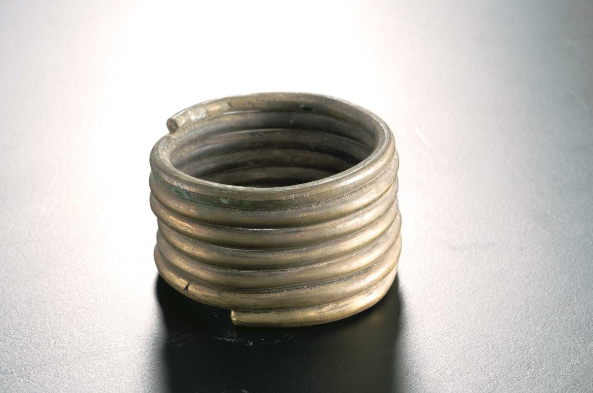 Coiled anklet
