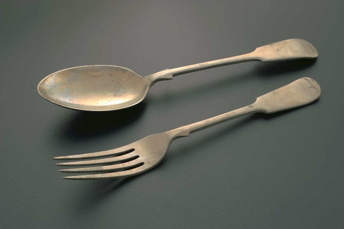 A pair of fork and spoon