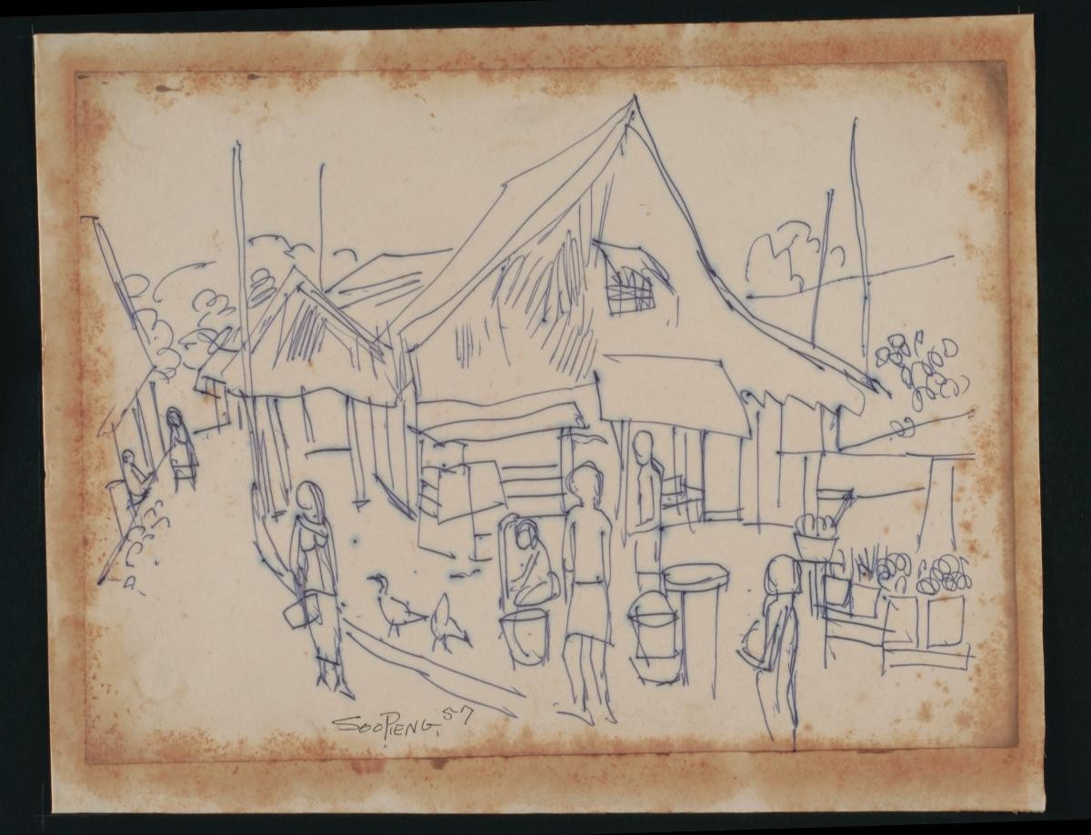 Untitled (A Village Scene)