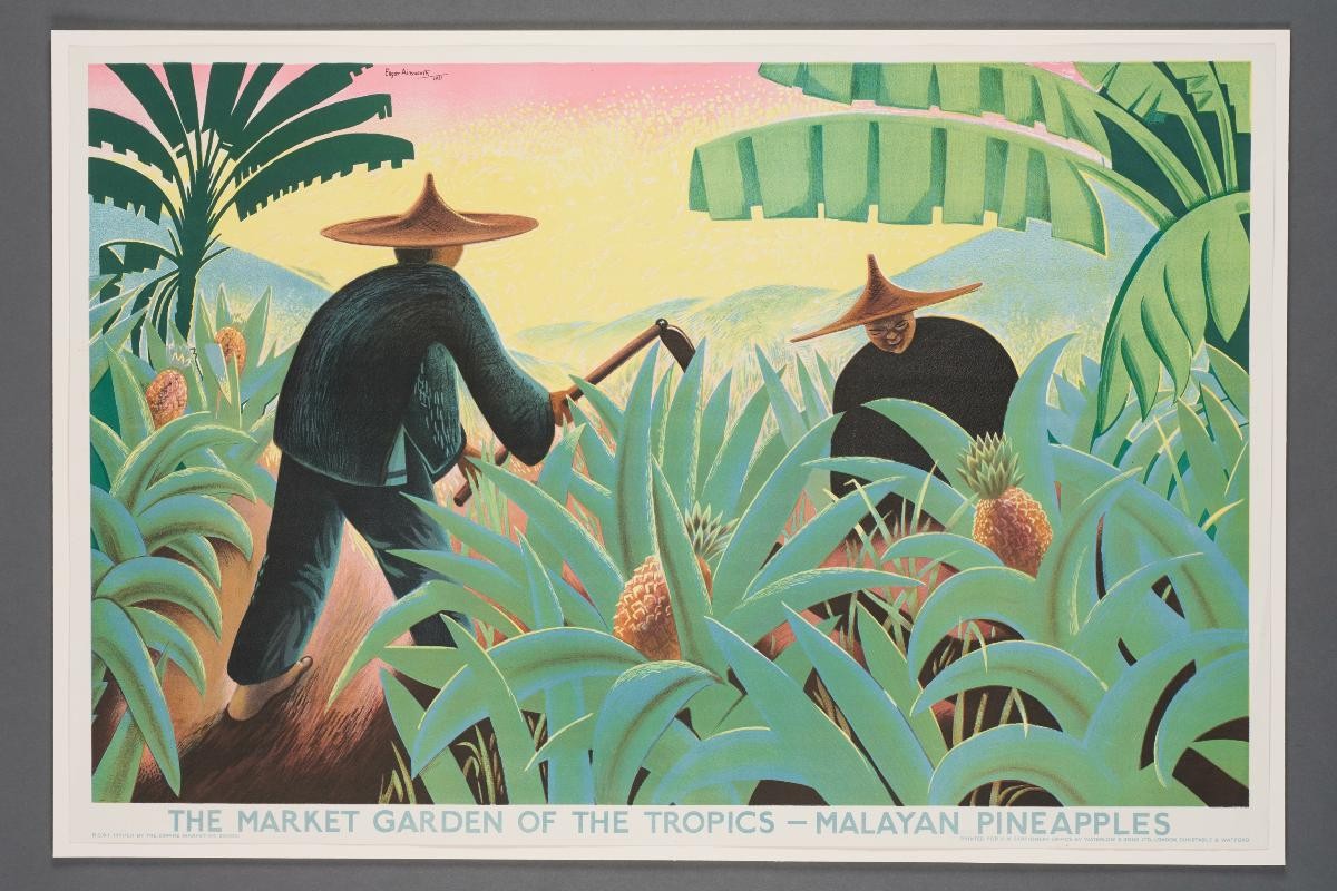 Empire Marketing Board Poster: The Market Garden of the Tropics - Malayan Pineapples