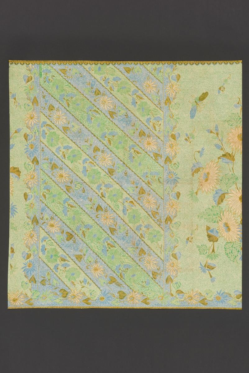 Green and blue sarong