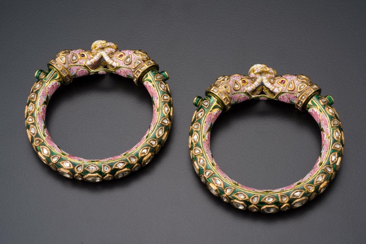 Elephant head bangles