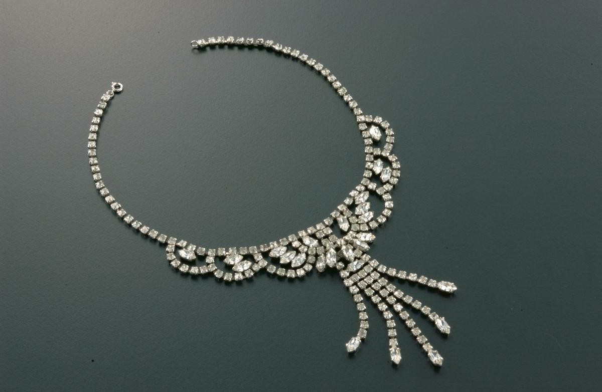 A crystal necklace