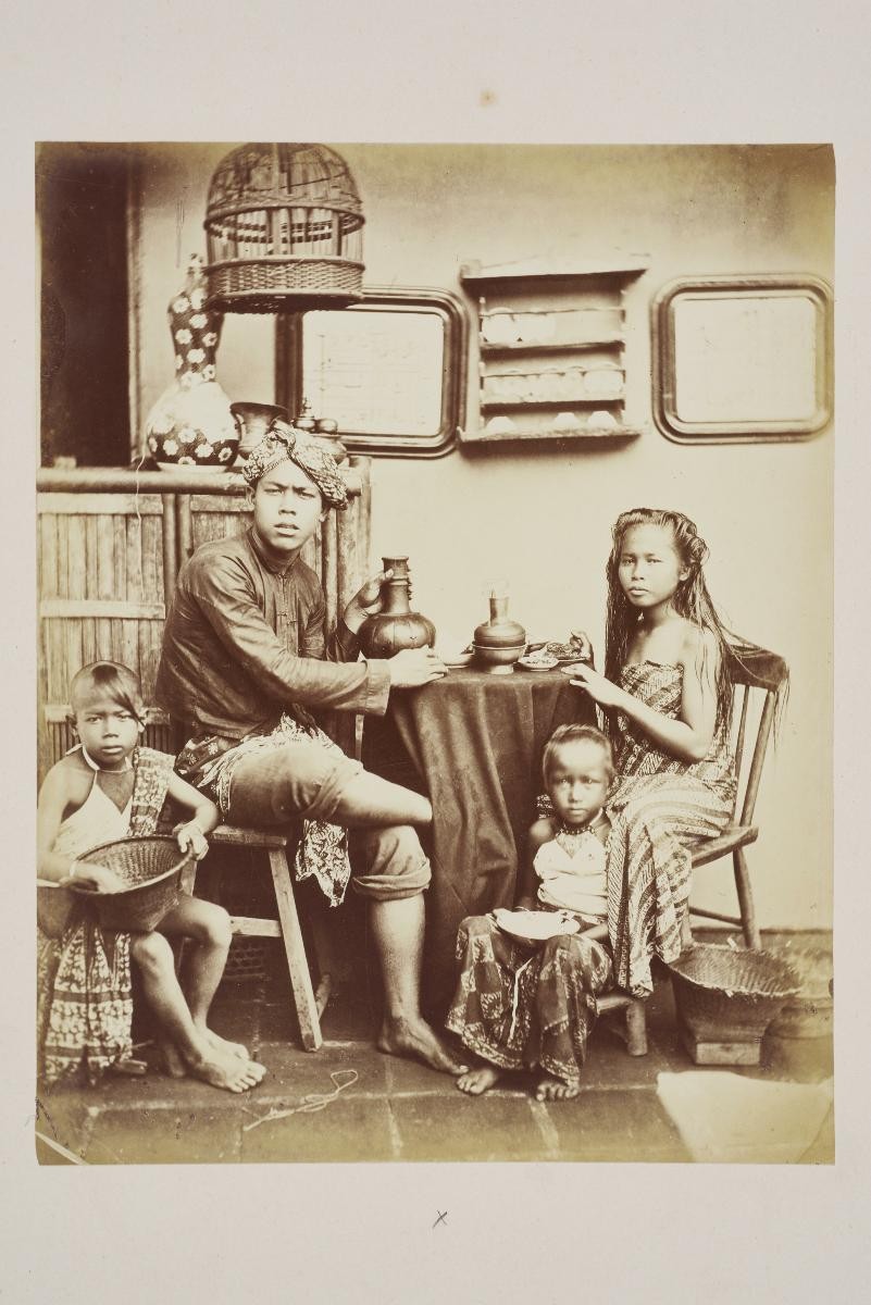 Malay family from Batavia