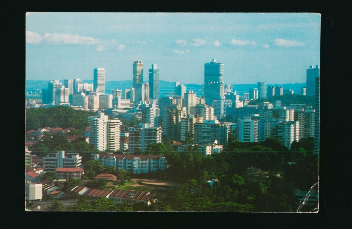 The Cantonment district and the Shenton Way skyline
