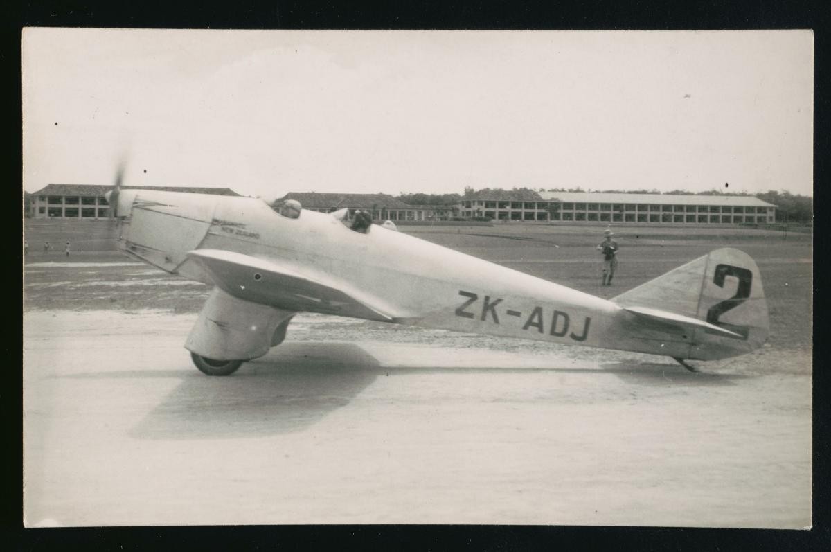Aeroplane on the Seletar Airbase runway