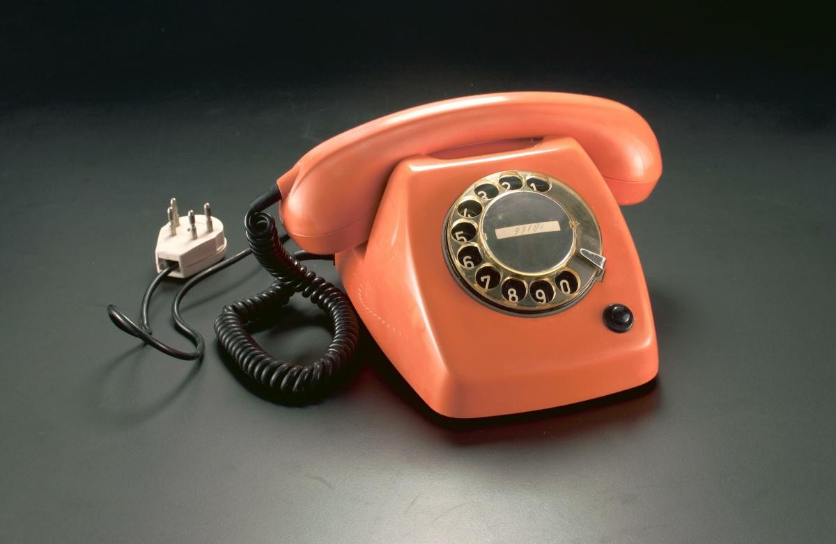 Orange telephone