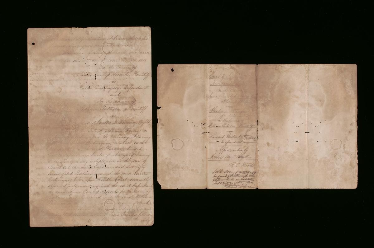 Affidavit of Henry van Schyk concerning the suit between James Dunlop Horrocks and Gaston Dutonquoy