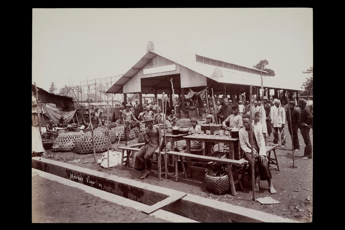 Market scene