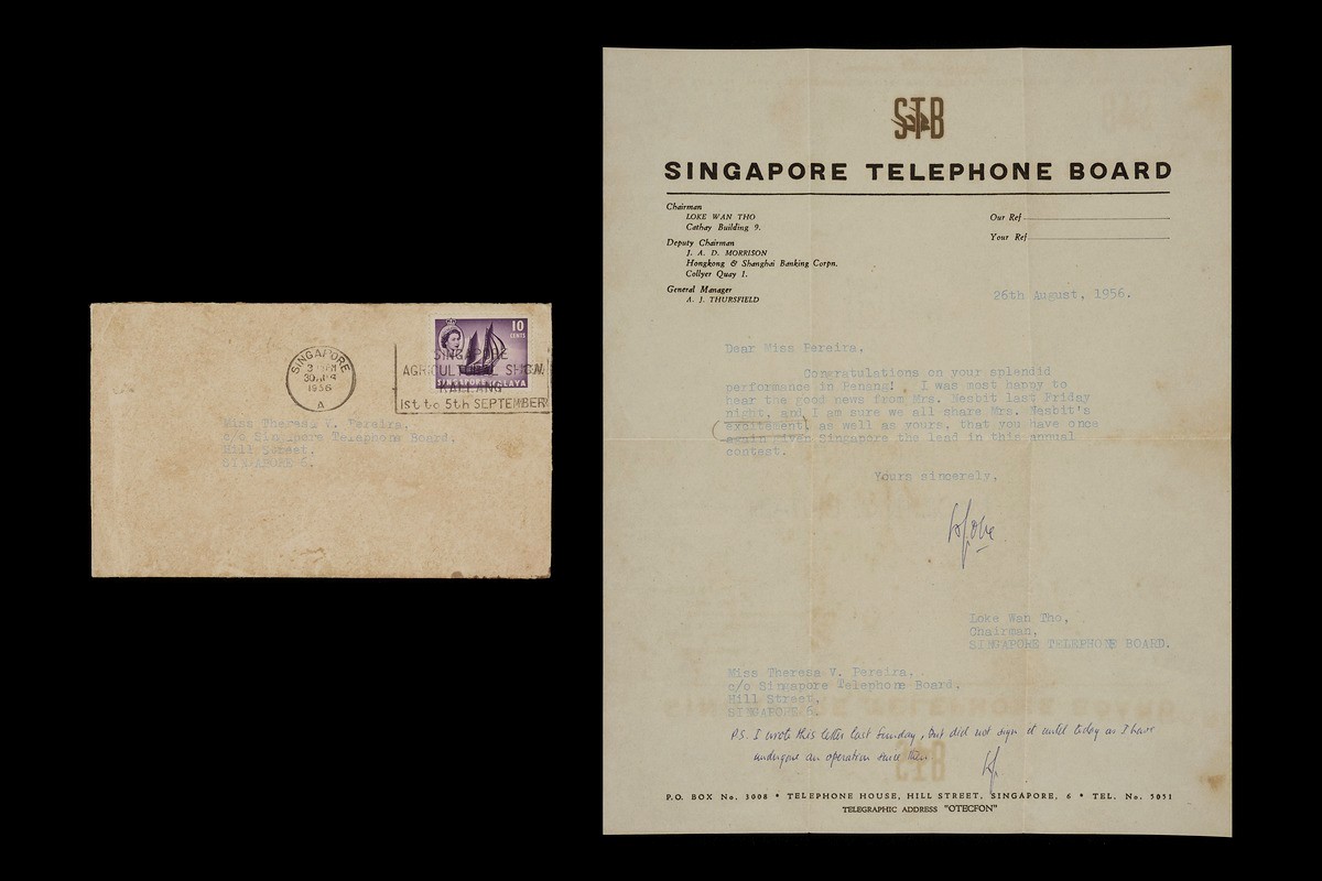Letter from the Chairman of the Singapore Telephone Board