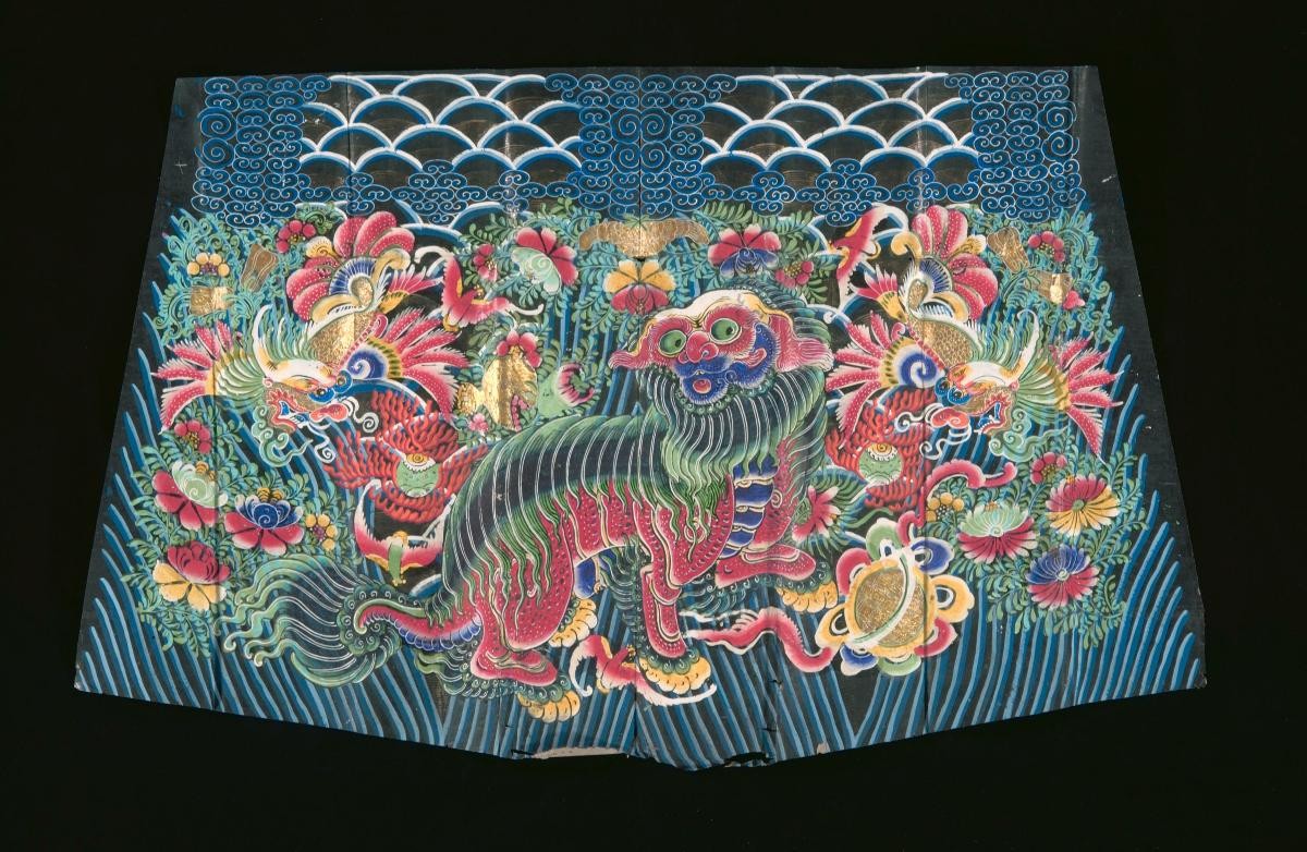 Part of a paper robe