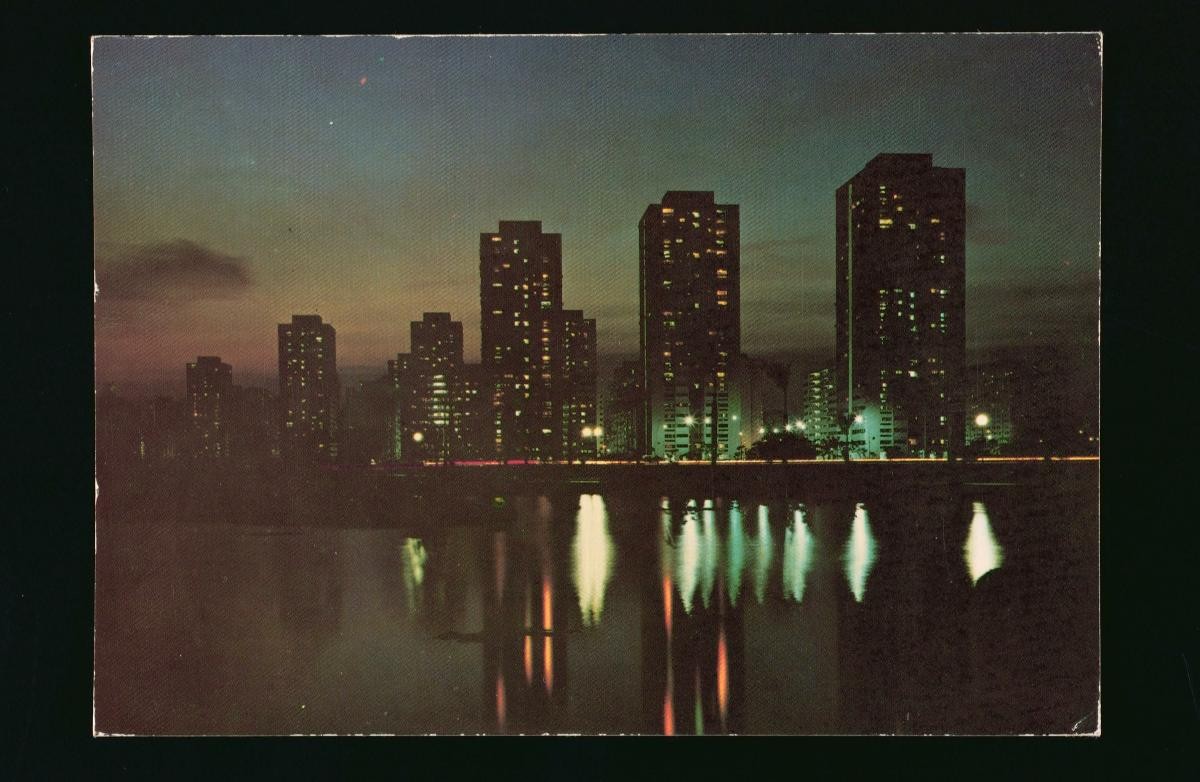 The East Coast Park swimming lagoon and the Marine Parade public housing estate