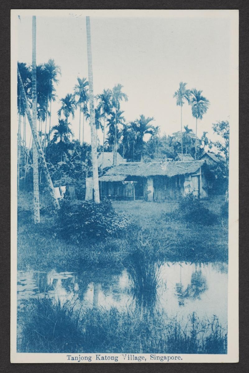 Postcard titled 'Tanjong Katong Village, Singapore'