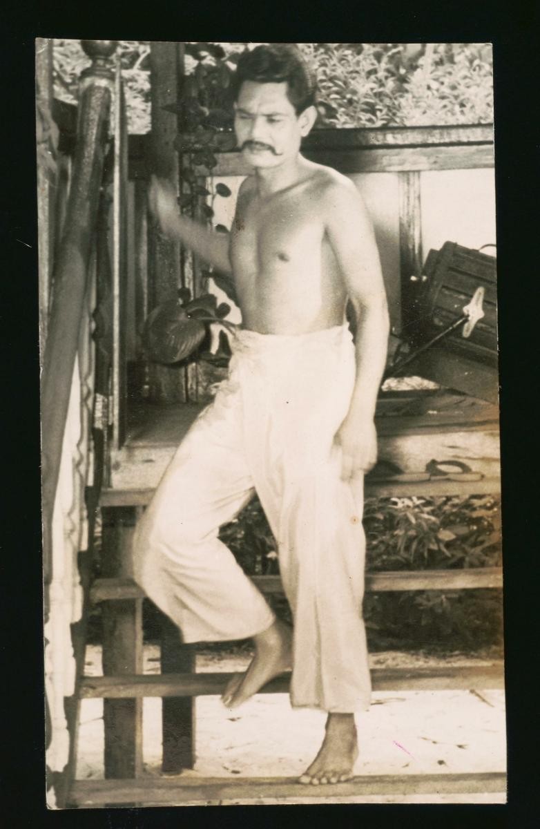 Nordin Ahmad in a scene from a film