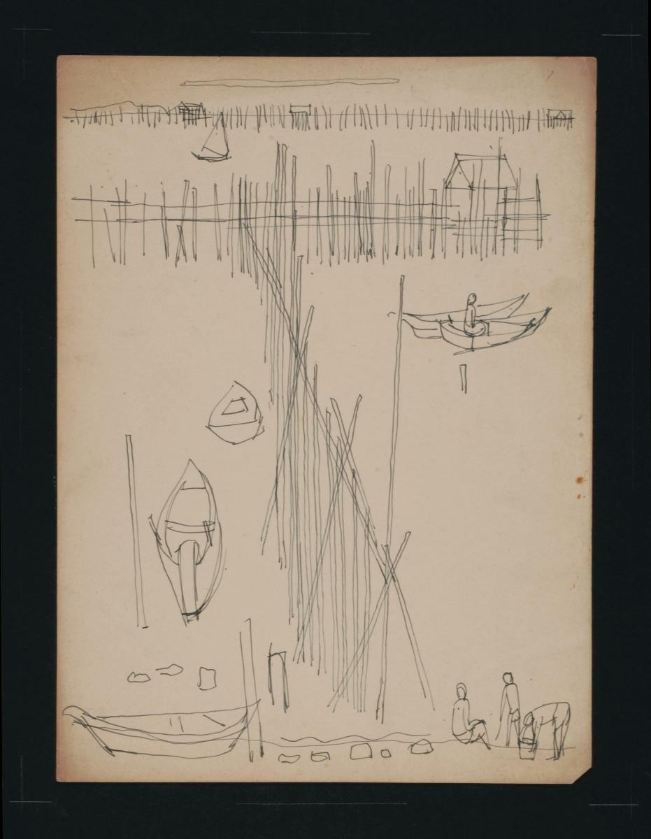 Untitled (Stilts and Boats)