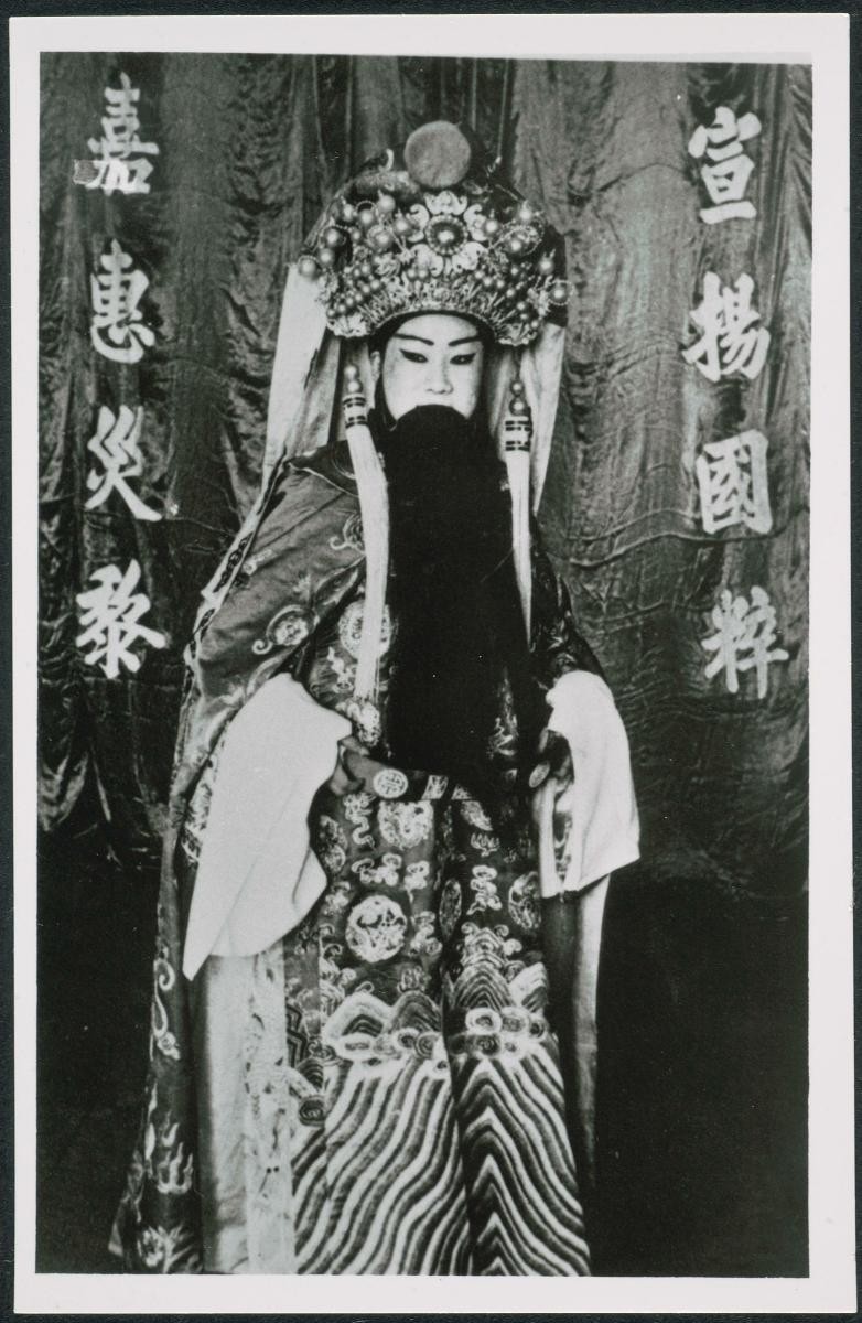 Chinese opera actress Phan Wait Hong dressed in costume