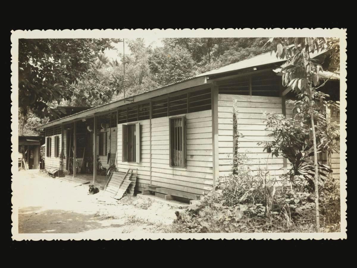 Photograph of a kampong house along Lorong Andong