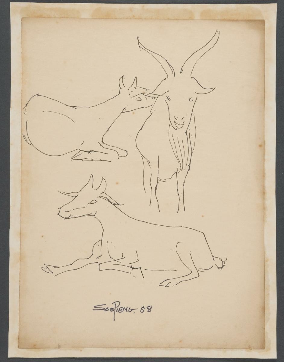 Untitled (Three Goats)