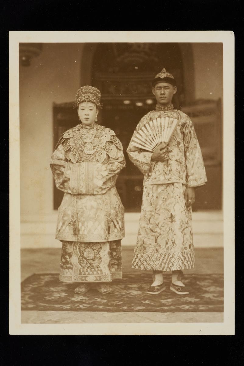 Wedding portrait of Tan Chong Beng and Lee Chuan Neo