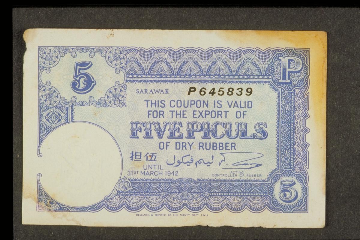 Rubber Export Coupon