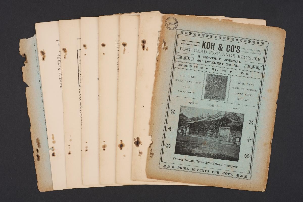Koh and Co.’s Post Card Exchange Register