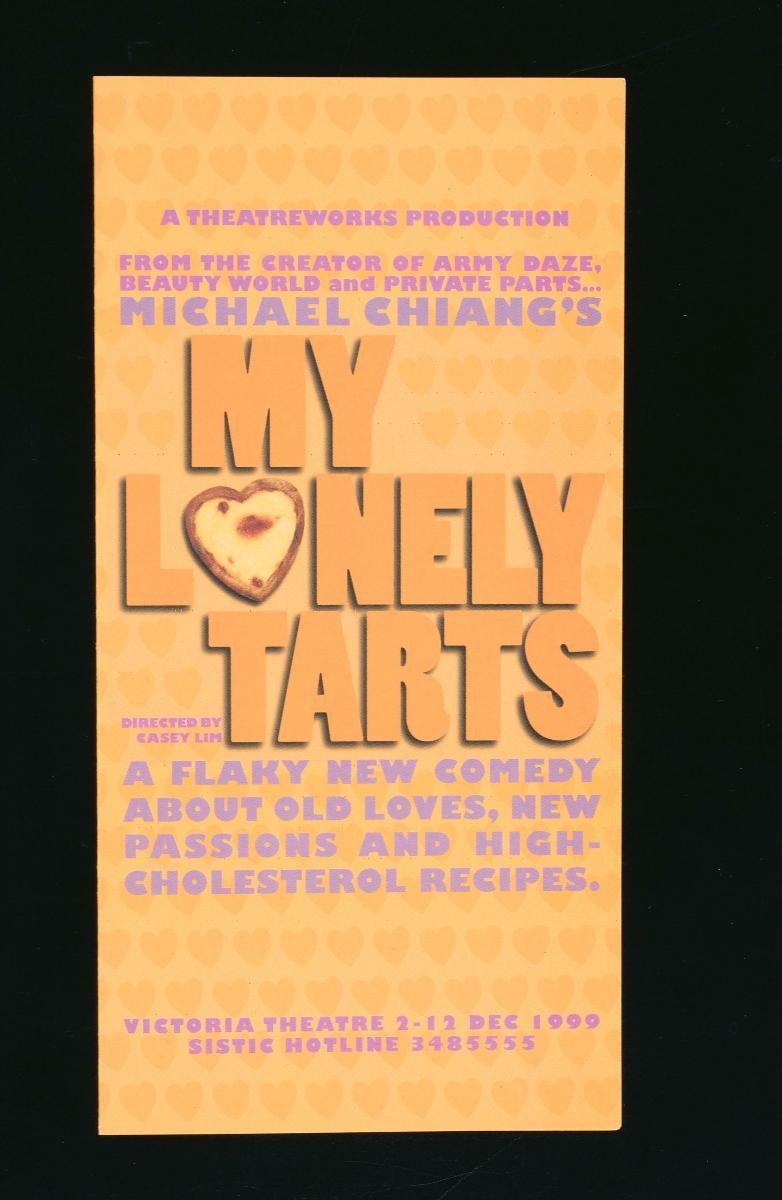 Flyer for the TheatreWorks’ production, 'My Lonely Tarts’