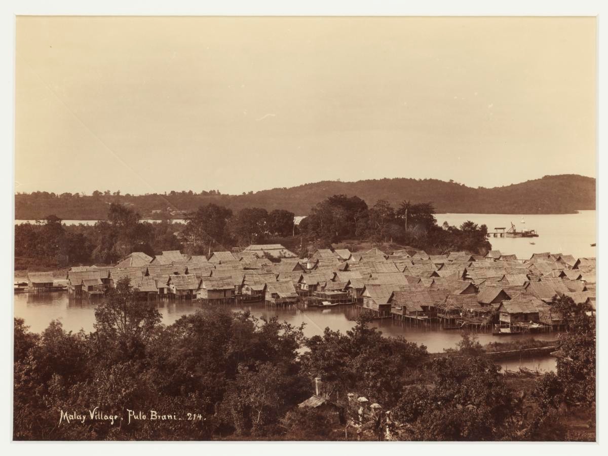 Malay village on Pulau Brani
