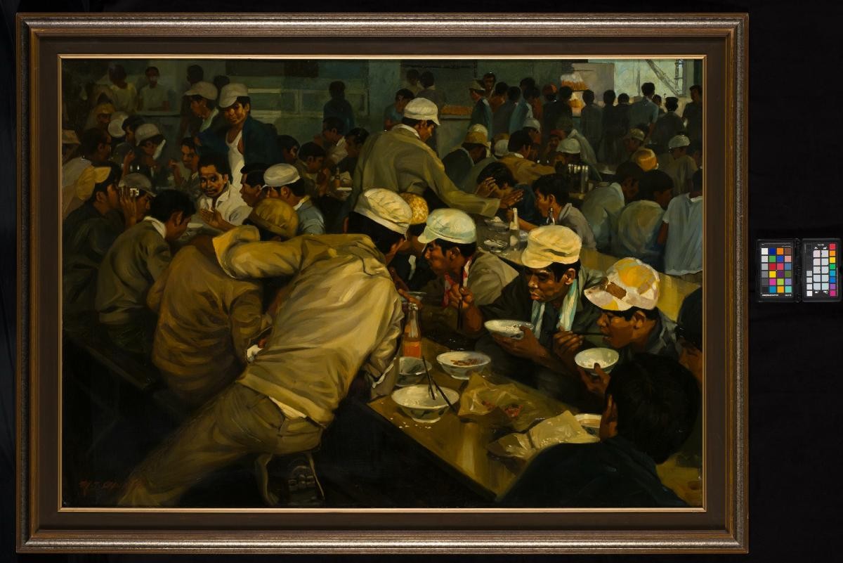 Workers in a Canteen