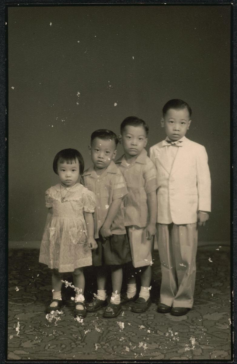 Four Chinese children