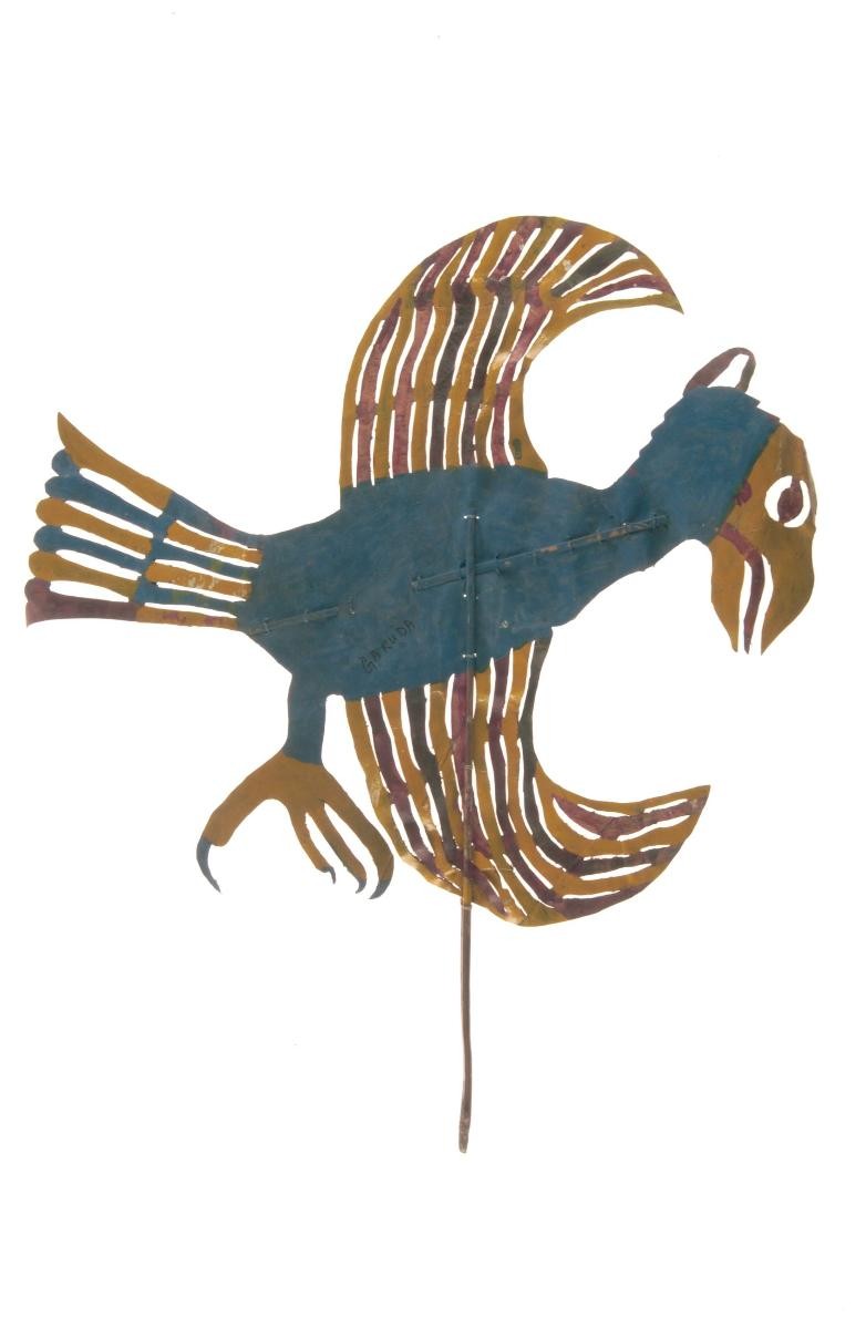 Shadow puppet, a bird