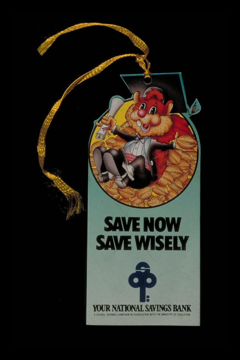 POSBank bookmark for the National School Savings Campaign