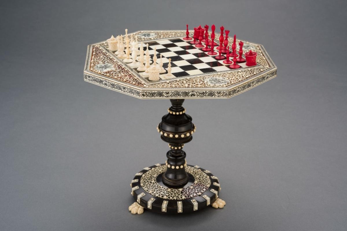 Chess Set and Table