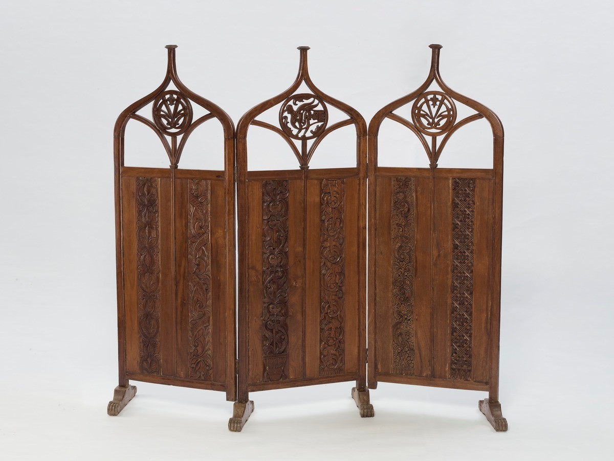Wood Partition Door for Prayers