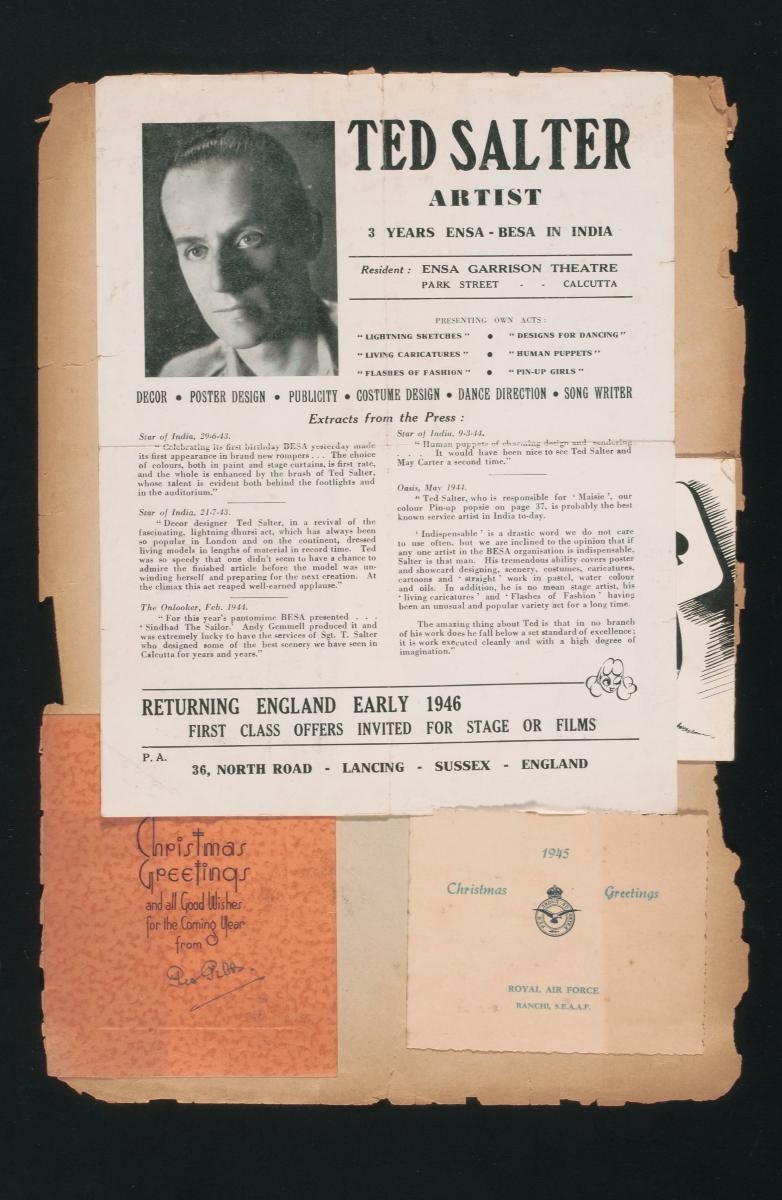 Press clipping related to the Entertainments National Service Association (ENSA)