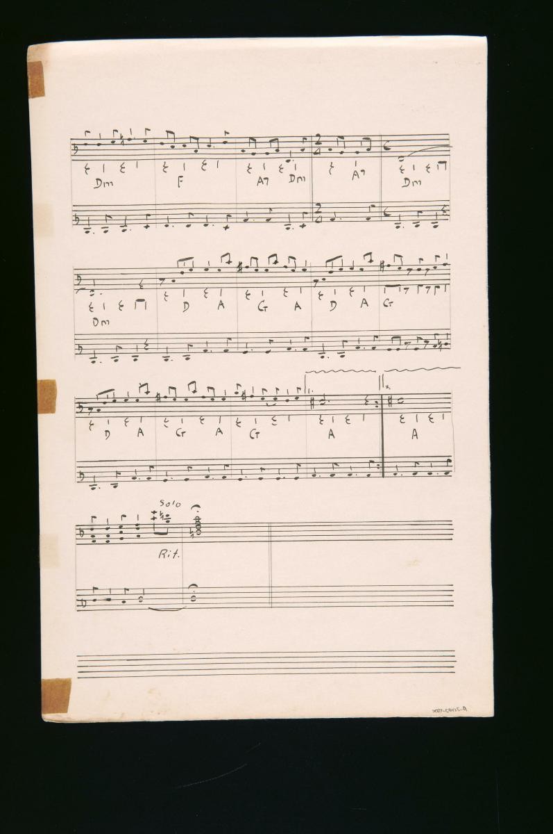 ‘No Milk Today’ music score