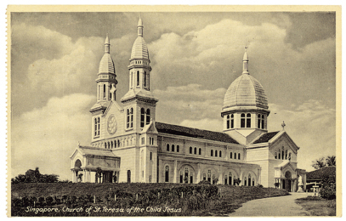 c1940 Church of St. Teresa of the Child Jesus Postcard